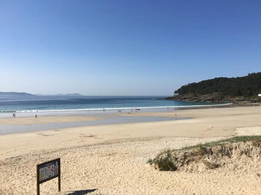 Precioso Apartamento Con Terraza Y Piscina En Portonovo-Sanxenxo 外观 照片
