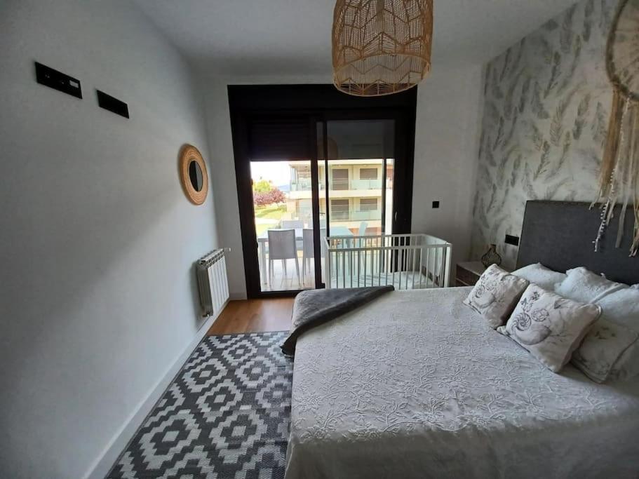 Precioso Apartamento Con Terraza Y Piscina En Portonovo-Sanxenxo 外观 照片