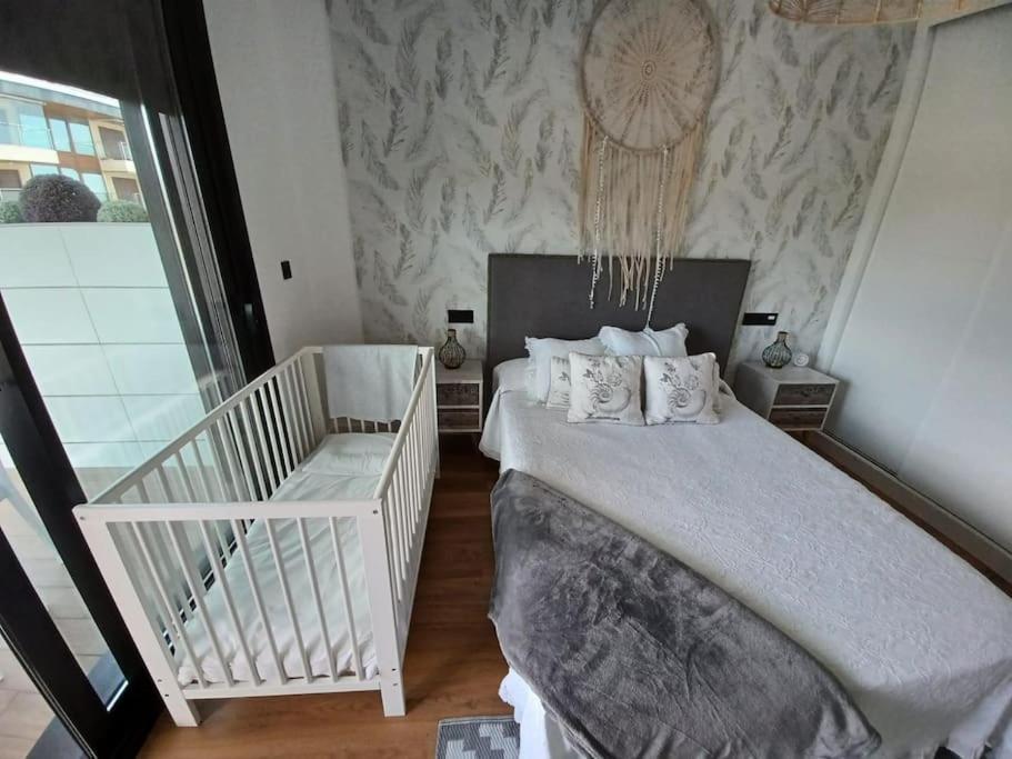 Precioso Apartamento Con Terraza Y Piscina En Portonovo-Sanxenxo 外观 照片