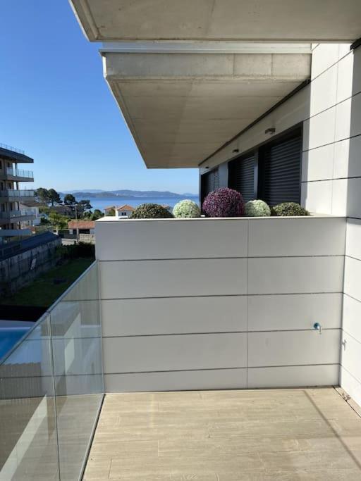 Precioso Apartamento Con Terraza Y Piscina En Portonovo-Sanxenxo 外观 照片