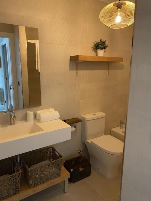 Precioso Apartamento Con Terraza Y Piscina En Portonovo-Sanxenxo 外观 照片